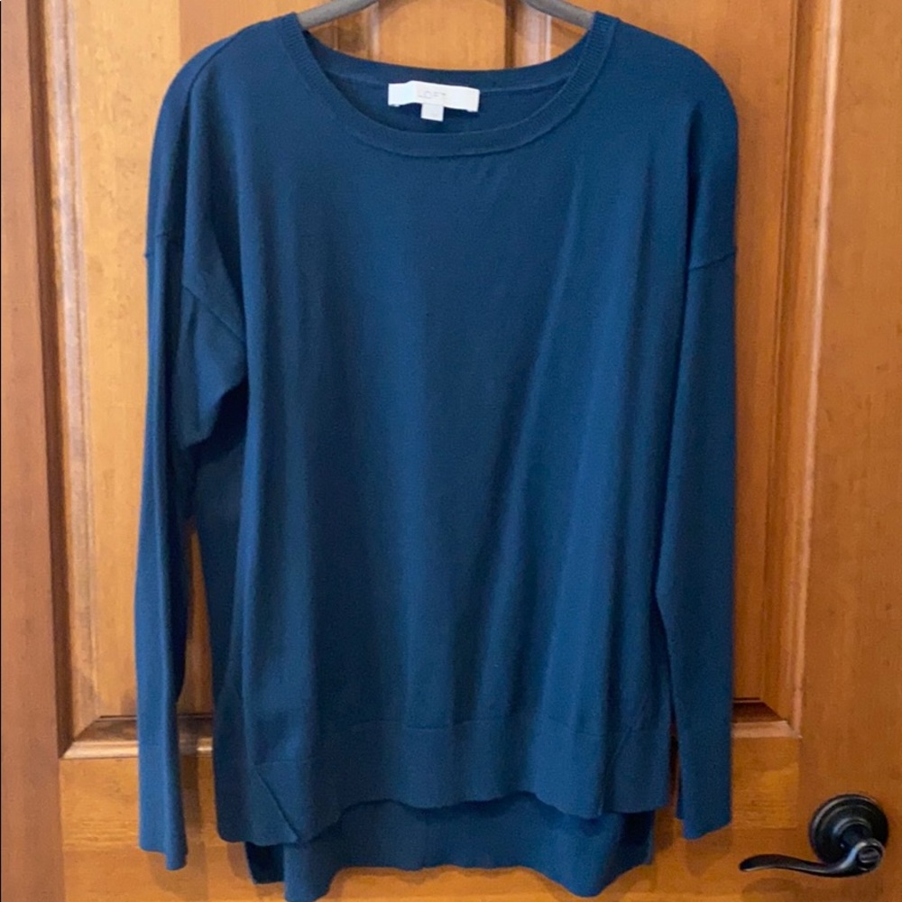 LOFT, Dark Teal Sweater